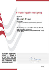 Fortbildungsbescheinigung 2015