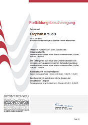 Fortbildungsbescheinigung 2015