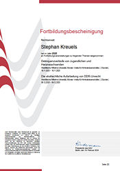 Fortbildungsbescheinigung 2020